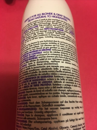 Keratin Complex Blondeshell Conditioner for Blondes & Gray Shade - photo 4