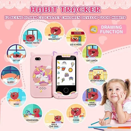 Kids Smart Phone for Girls, Unicorns Gifts for Girls Toys Cell P - photo 4