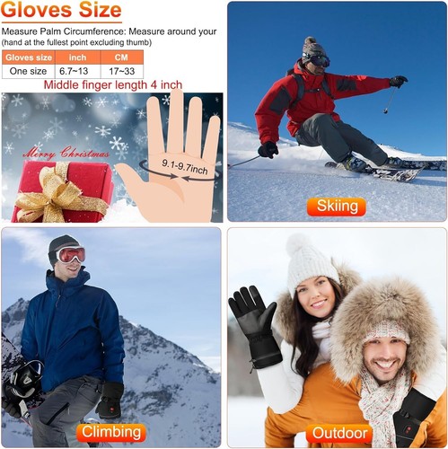 Heated Gloves for Men & Women - Battery Powered - photo 3
