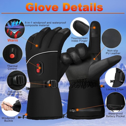Heated Gloves for Men & Women - Battery Powered - photo 5