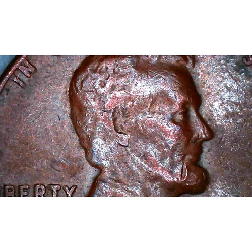 1965 Lincoln Penny No Mint Mark, L Rim Errors - photo 3