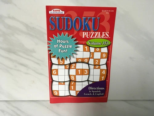 New | Kappa Puzzles Sudoku Book: Volume #353