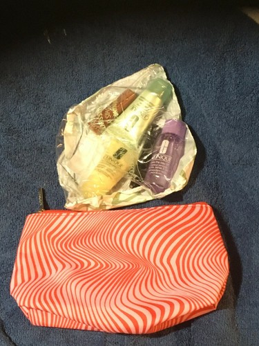 Clinique Makeup Beauty Lot of 5 with Pouch Bag - New