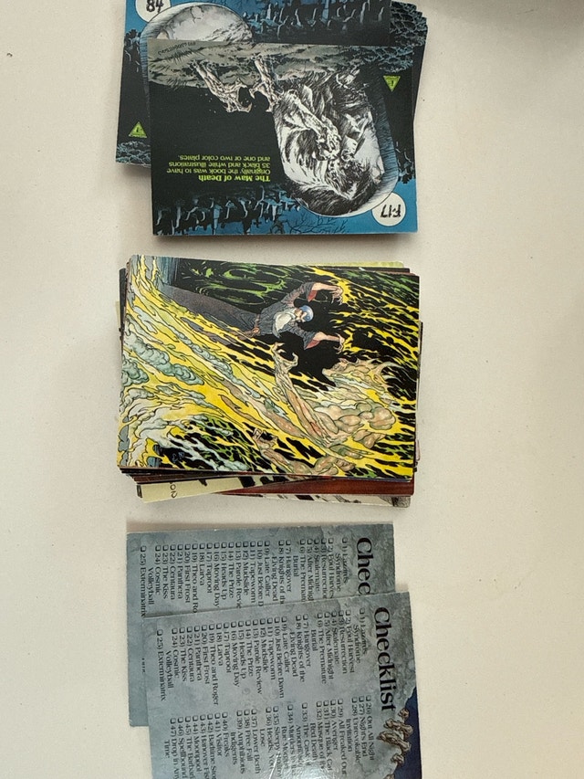 1993 Bernie Wrightson FPG Horror Art Trading Cards - 50 cards