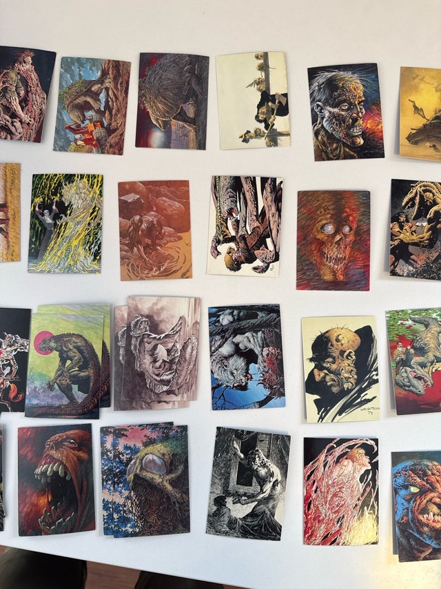 1993 Bernie Wrightson FPG Horror Art Trading Cards - 50 cards - photo 4