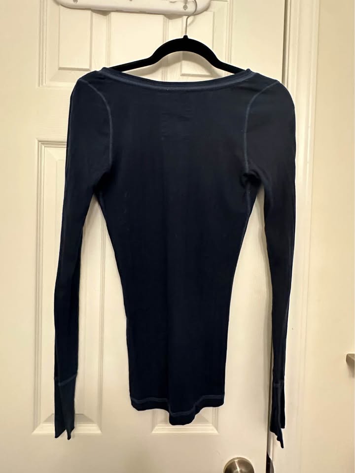 Hollister Long Sleeve Blue Top - photo 3