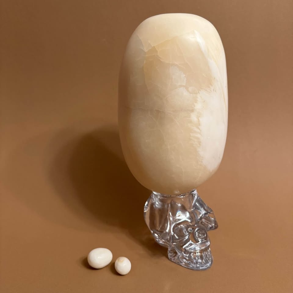 Unique White Onyx - Large Natural Rock 9.5" 19 lb - Vintage - Mi - photo 2