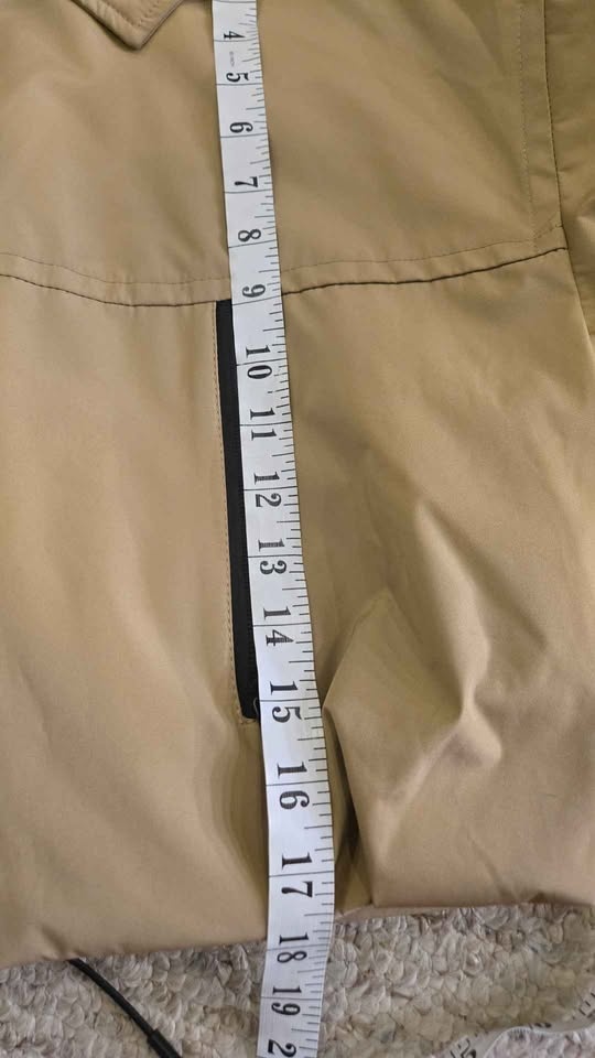 Zara Beige Tan Cropped Hooded Jacket - photo 4
