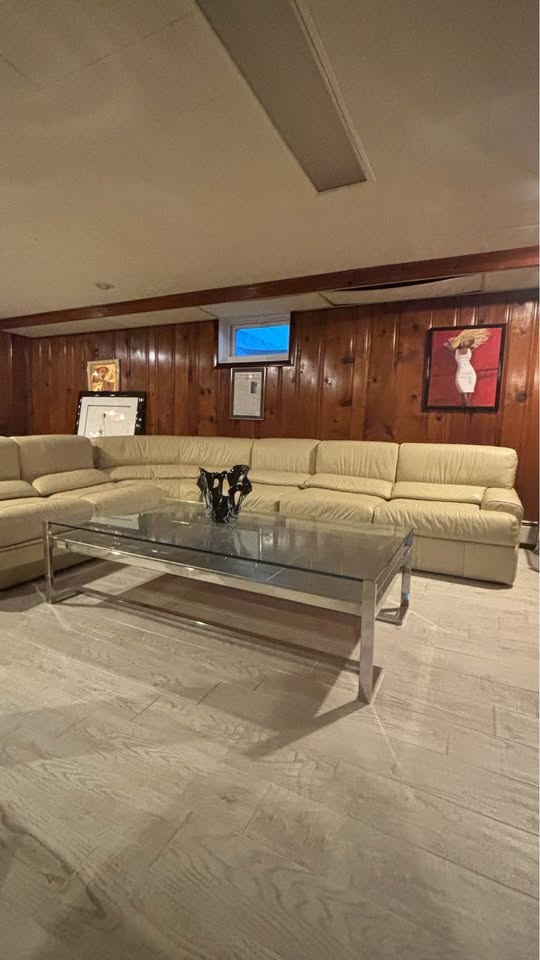 Glass & chrome coffee table + vintage table lighter - photo 3