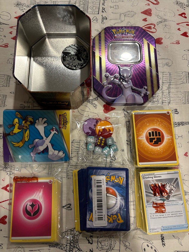 Sword & Shield Mewtwo Tin Package