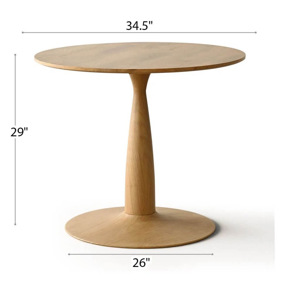 Brand New 34.5 in Round Dining Table - photo 2