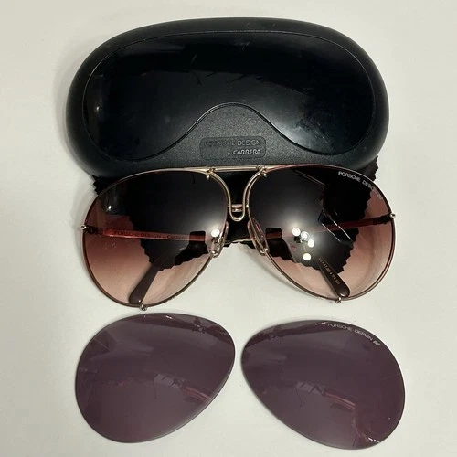 Vintage Porsche Design by Carrera 5623 Sunglasses - Gold, Comple