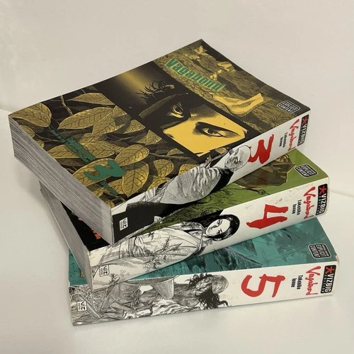 Vagabond VIZBIG Vol 3 4 5 Lot by Takehiko Inoue Manga