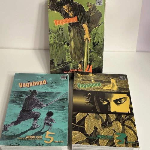 Vagabond VIZBIG Vol 3 4 5 Lot by Takehiko Inoue Manga - photo 3