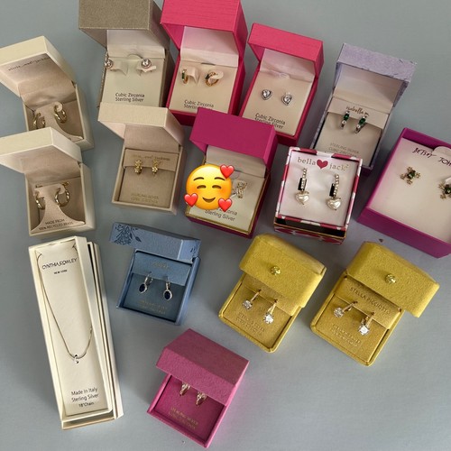 NEW Jewelry Lot - Earrings Silver Chain - Gift For Her - Lot Of