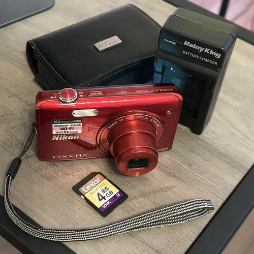 Nikon COOLPIX S5200 Digital Camera 16MP 6x Optical Zoom WIFI Cas - photo 3