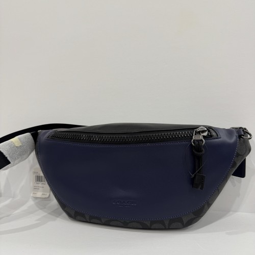 NWT Coach Warren Belt Bag In Colorblock Signature Canvas - photo 2