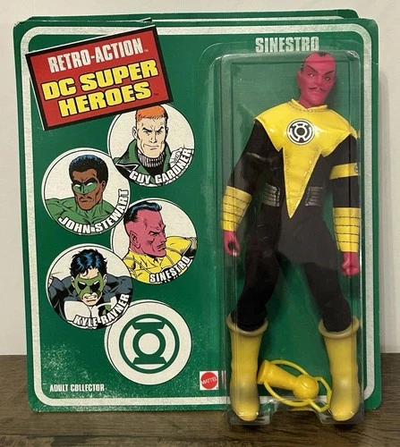 Mattel Retro-Action DC Super Heroes Sinestro MOC 8" 2010
