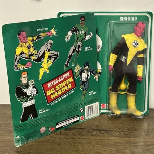 Mattel Retro-Action DC Super Heroes Sinestro MOC 8" 2010 - photo 2