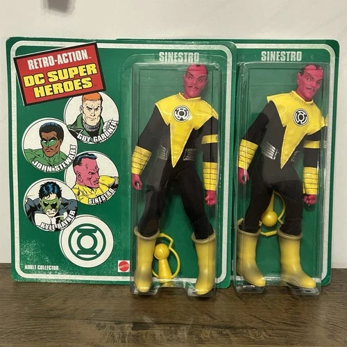 Mattel Retro-Action DC Super Heroes Sinestro MOC 8" 2010 - photo 4