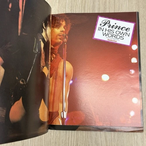 PRINCE Vintage Poster Magazine RARE In His Own Words 1980s - photo 3