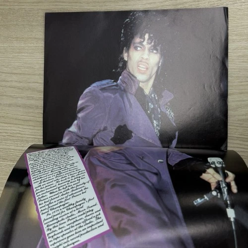 PRINCE Vintage Poster Magazine RARE In His Own Words 1980s - photo 4