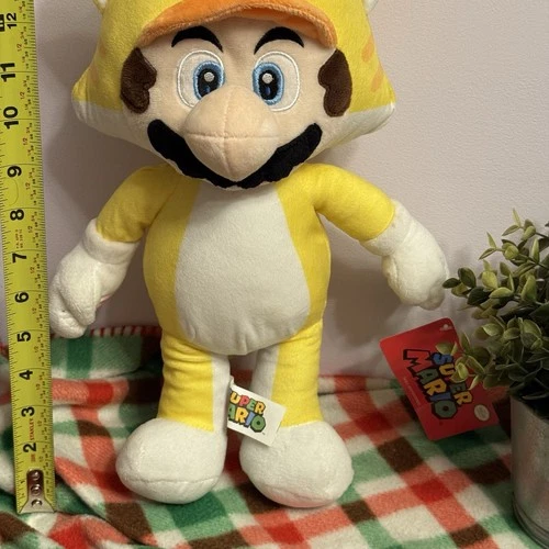 Super Mario Cat Mario Plush 13” – Official Nintendo Stuffed Toy - photo 2