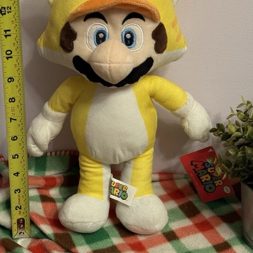 Super Mario Cat Mario Plush 13” – Official Nintendo Stuffed Toy - photo 3