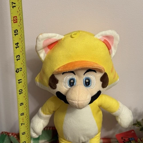 Super Mario Cat Mario Plush 13” – Official Nintendo Stuffed Toy - photo 4