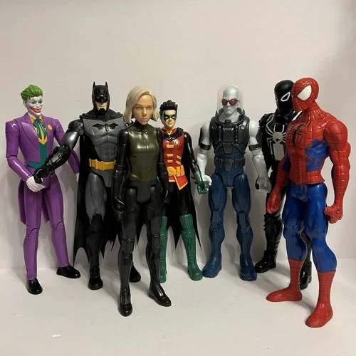 DC & Marvel Action Figures Lot of 7