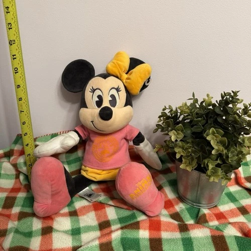 Disney Animal Kingdom Minnie Mouse Plush 15” - Pink & Yellow Out - photo 3