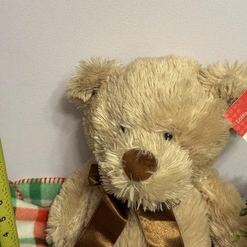 Lotsa Love 21" Classic Teddy Bear w/ Brown Satin Bow - NWT - photo 4