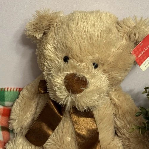 Lotsa Love 21" Classic Teddy Bear w/ Brown Satin Bow - NWT - photo 5