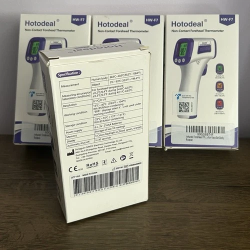 4 pcs Hotodeal Infrared Forehead Thermometer - photo 3