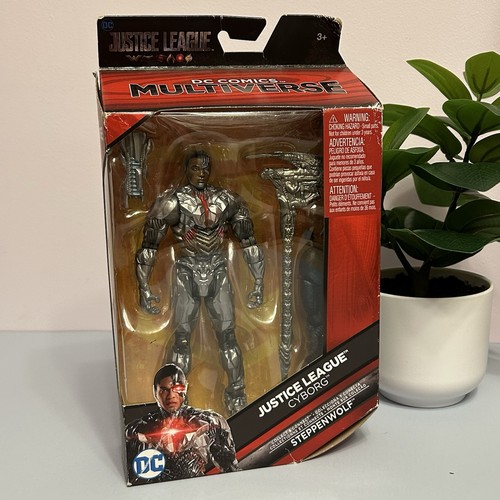 DC Comics Multiverse Justice League Cyborg Steppenwolf Figure