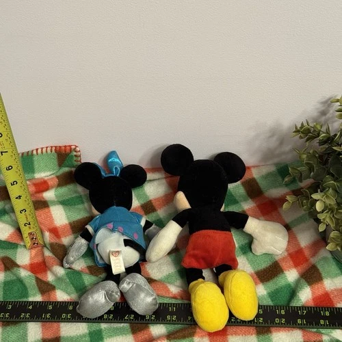 Disney Mickey & Minnie Mouse Plush Toy Set – 10” Stuffed Animals - photo 3