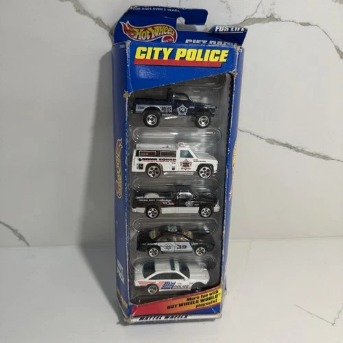 1998 Hot Wheels City Police 5-Car Gift Pack - photo 5