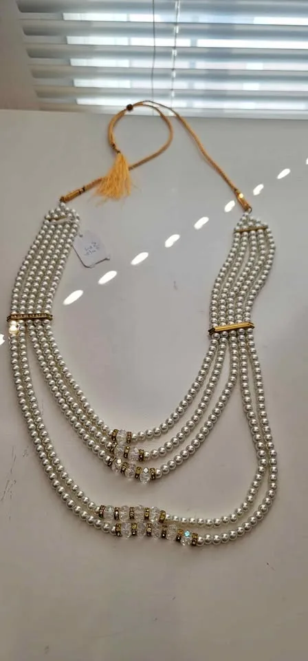 NEW Pearl Necklace-Indian Jewelry thumbnail