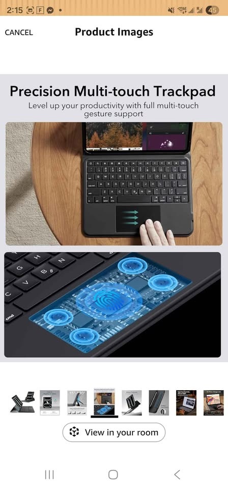 ESR iPad Pro 11" Keyboard Case (M5/M4, 2025/2024) - photo 5