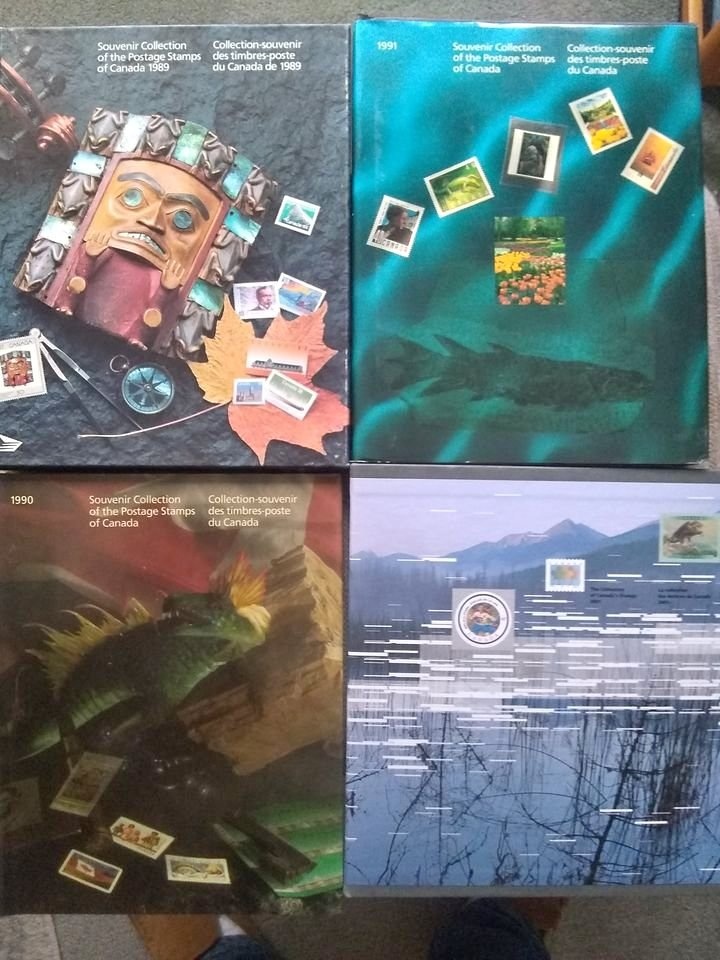 Canada Stamp Albums - Nearly 30 Years