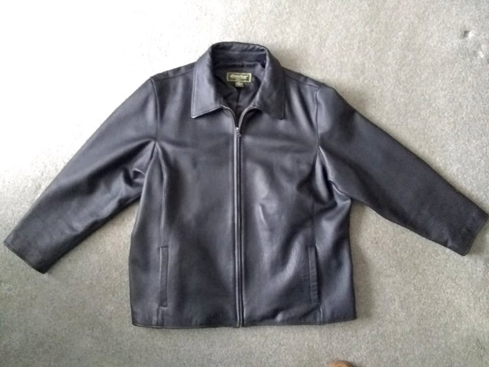 Eddie Bauer Real Leather Coat Jacket - Women's/Unisex