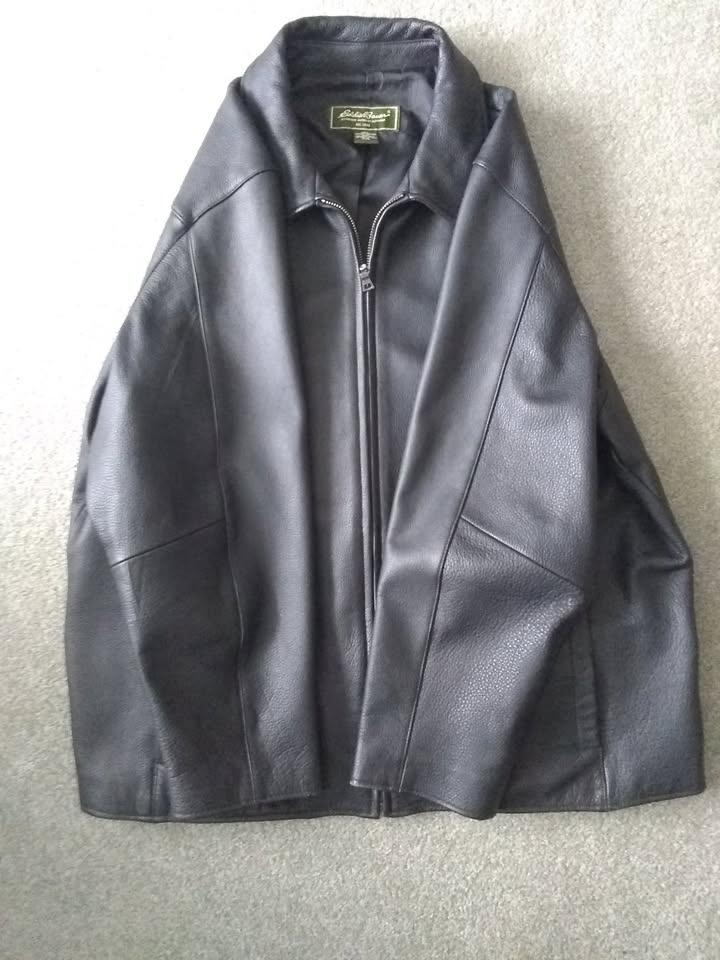 Eddie Bauer Real Leather Coat Jacket - Women's/Unisex - photo 2