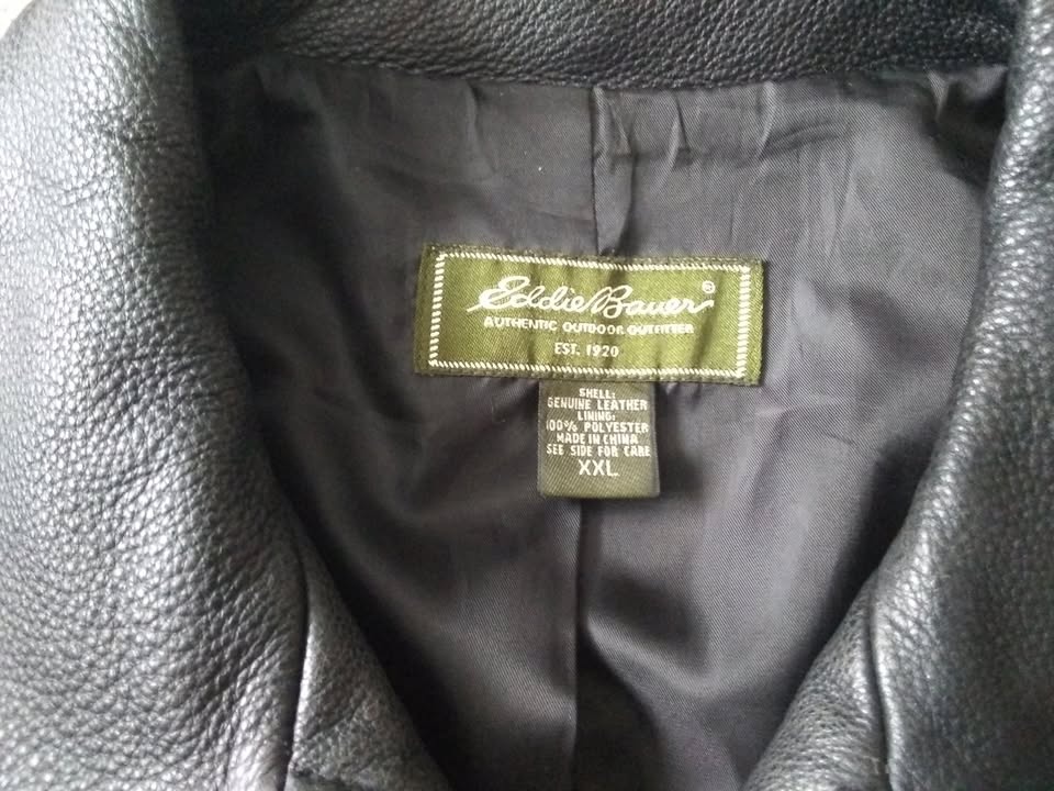 Eddie Bauer Real Leather Coat Jacket - Women's/Unisex - photo 4