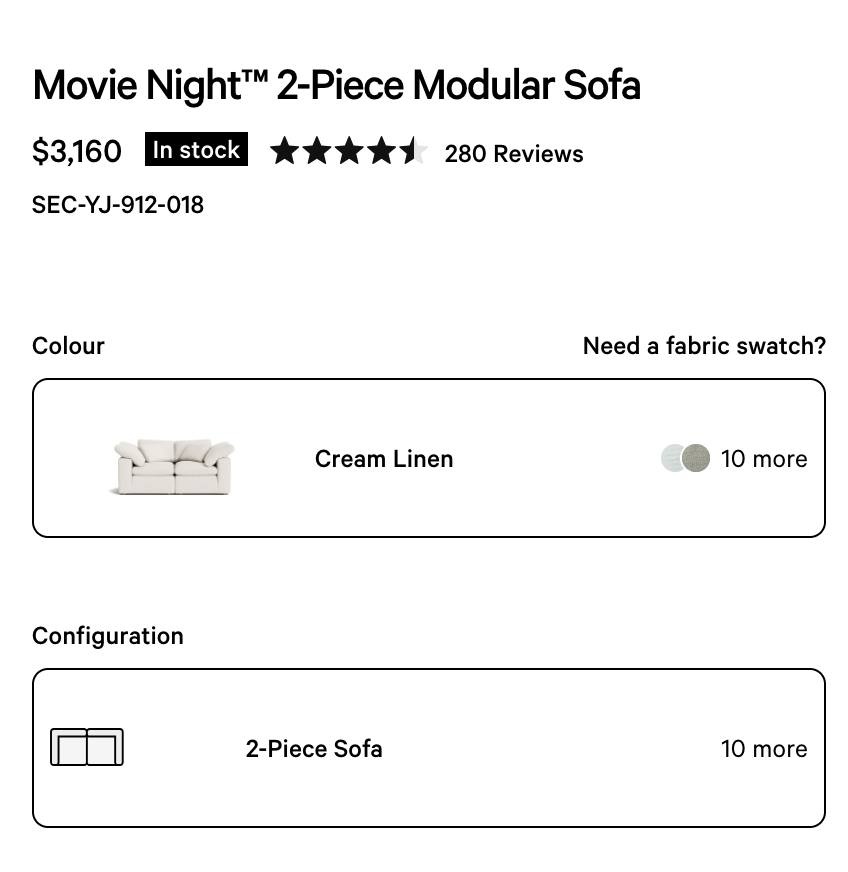 Sundays Standard Movie Night Sofa For Sale - photo 4