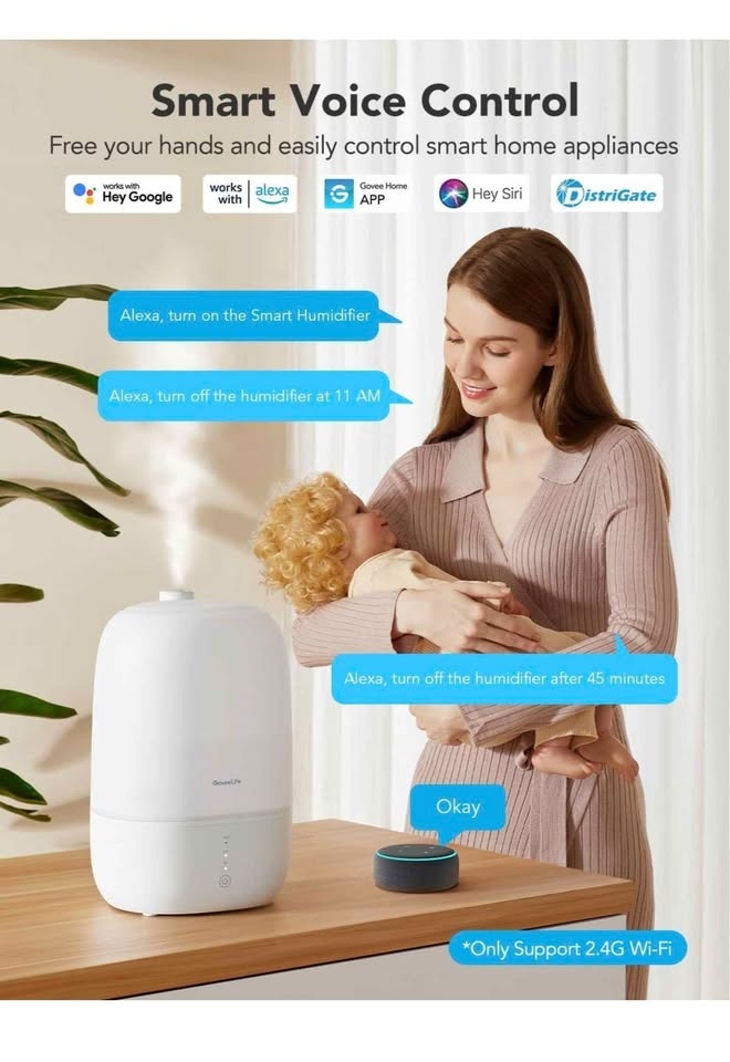 GoveeLife Smart Humidifier with Voice Control - photo 2