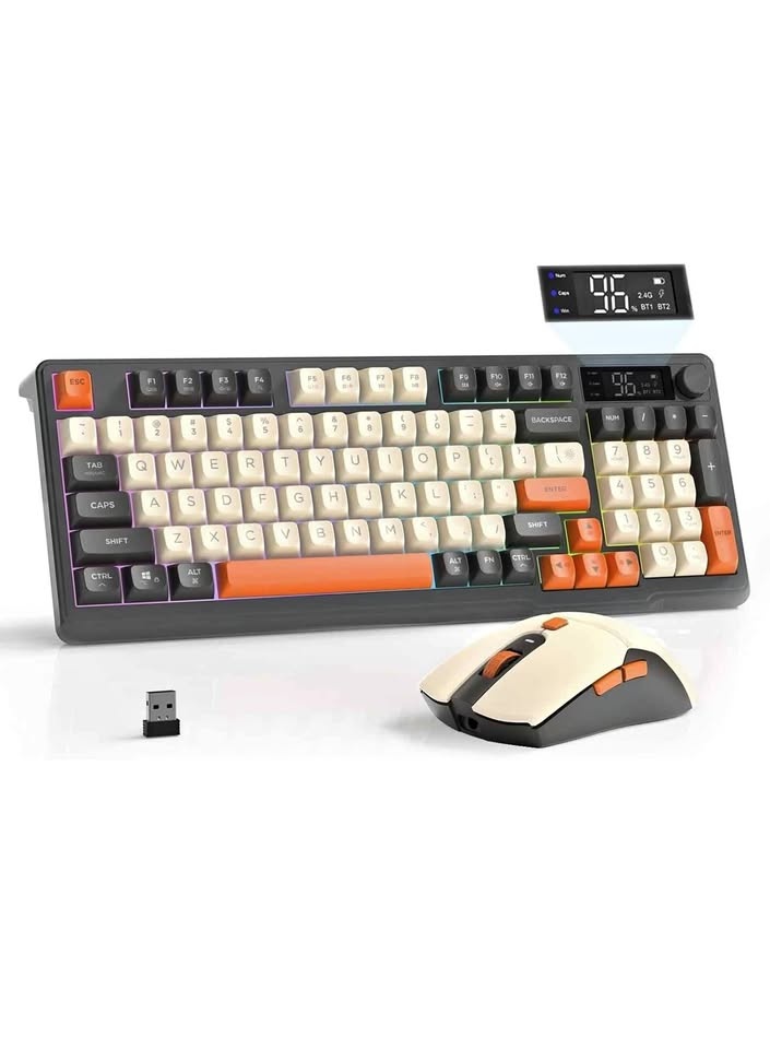 T96 Wireless RGB Keyboard and Mouse Combo