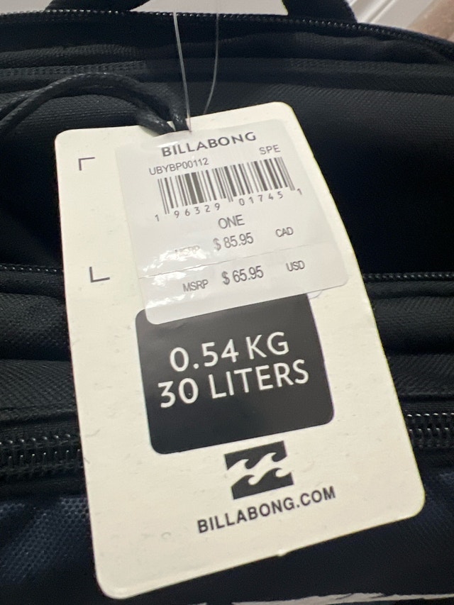 NEW Billabong Backpack - 2 Colors Available - photo 3