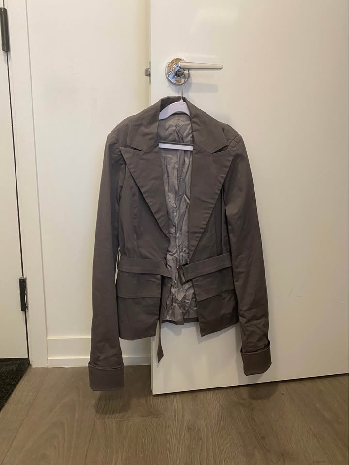 Gray Blazer made in Italy XS