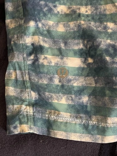 Lululemon Blue Striped Shorts W/ Liner Men’s Sz M - photo 3