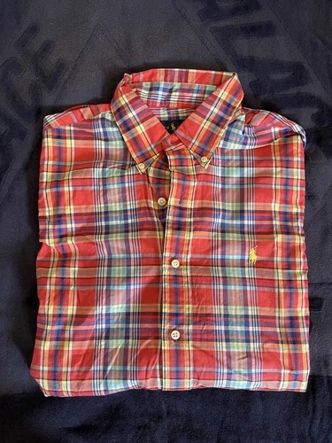 Ralph Lauren Plaid Long Sleeve Button Down Sz M - photo 4